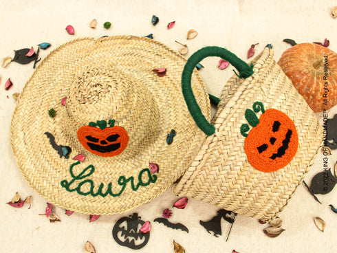 Pumpkin Pack!  Personalized Halloween Bag & Hat